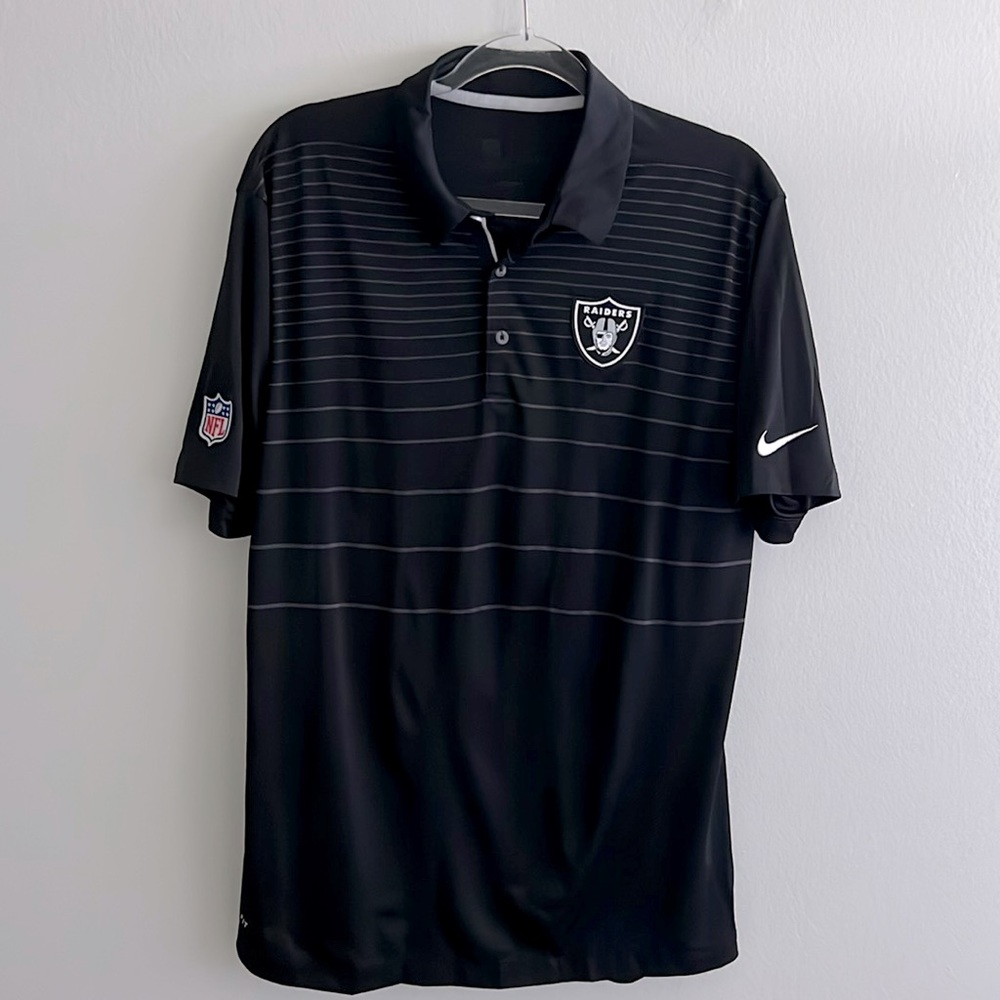 NFL Las Vegas Raiders Nike Dri-Fit Polo Tee